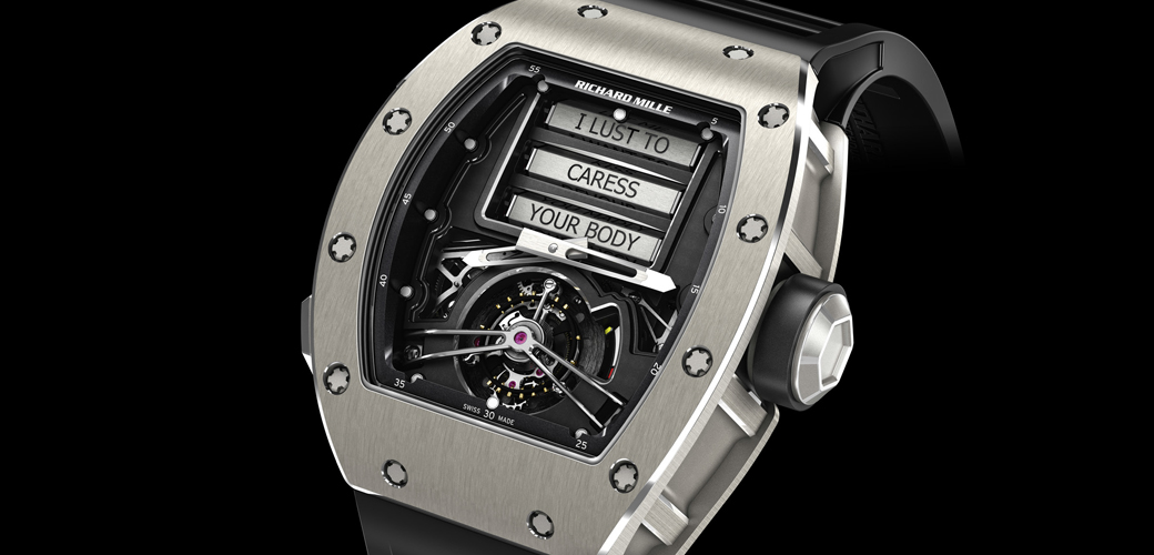 Richard Mille gets erotic with new tourbillon Men s Folio Malaysia