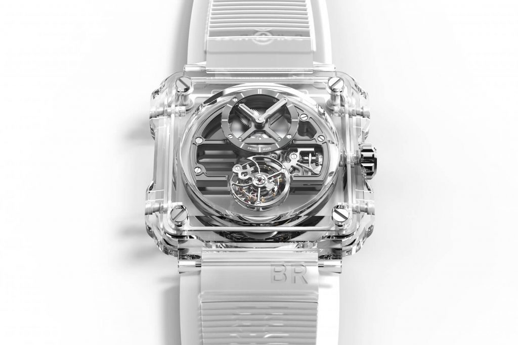 Bell Ross shows off its BR X1 Tourbillon Skeleton Sapphire