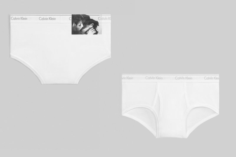 Calvin Klein just put Andy Warhol's kissing couples on its