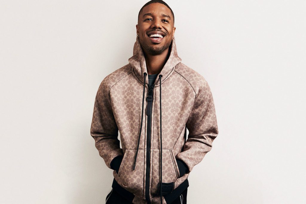 Michael B. Jordan Models Coach Spring Summer 2020 Collection