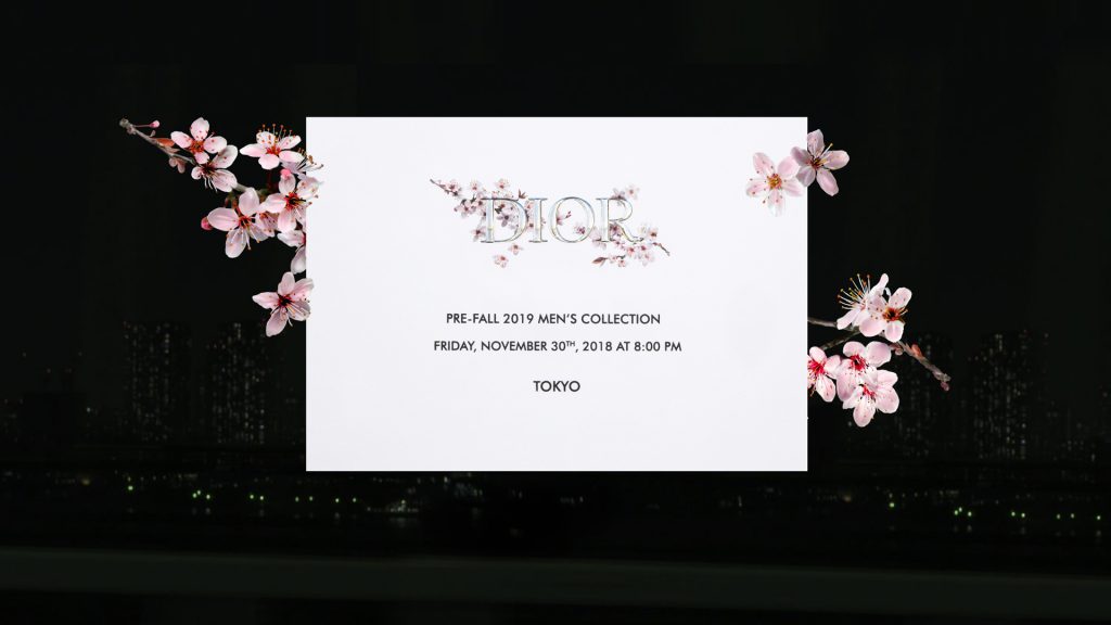 LIVE: Dior Men Pre-fall 2019 show in Tokyo LIVE: Dior Men Pre-fall 2019 show in Tokyo