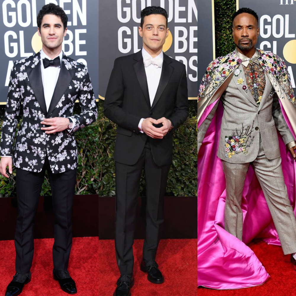 golden globes 2019 men's fashion