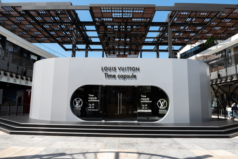 Kuala Lumpur, Malaysia - July 30, 2019: Louis Vuitton X Supreme