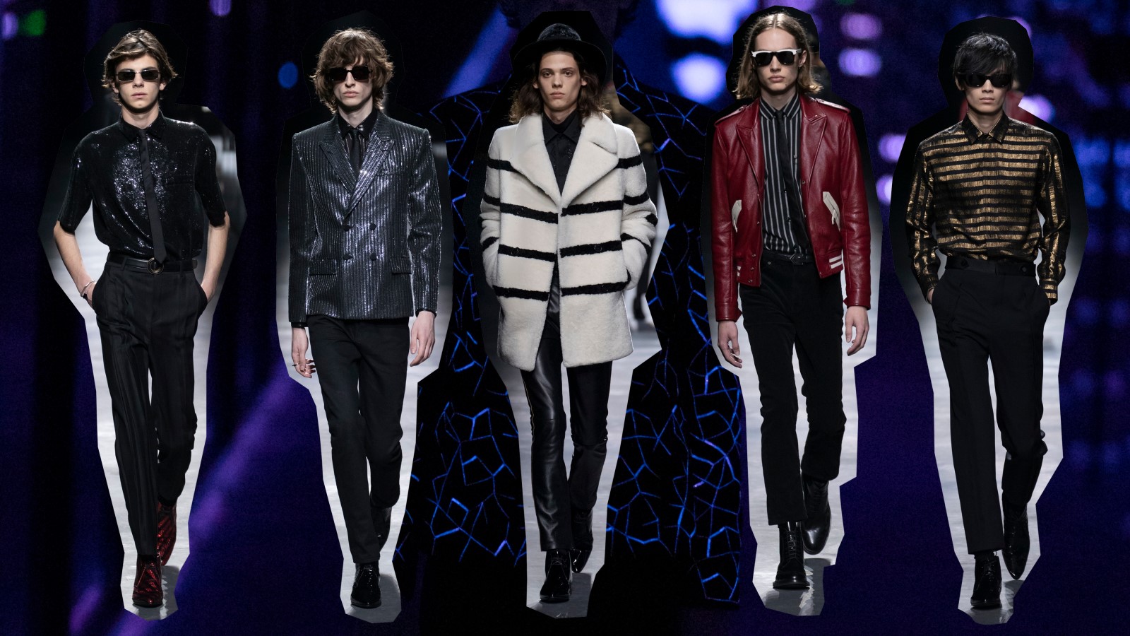 Paris Fashion Week Saint Laurent Goes 80s Day Glo and All This Season