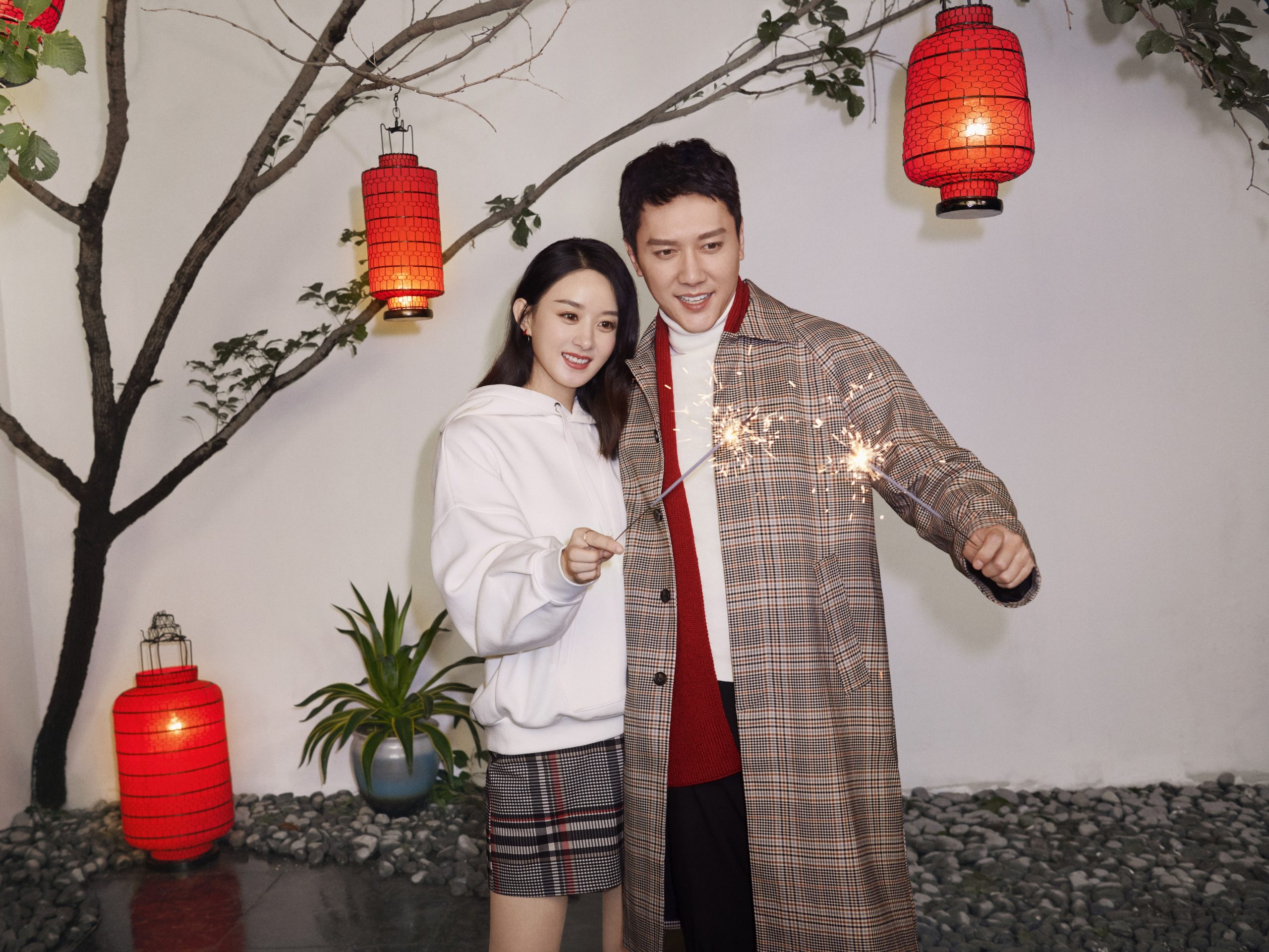 Zanilia Zhao and William Feng front H M festive campaign Men s