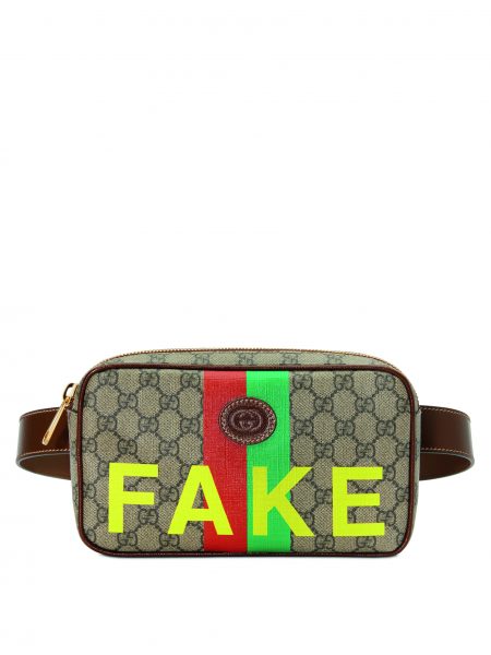 Gucci pokes fun at counterfeit culture with range emblazoned with the words  'Fake' and 'Not