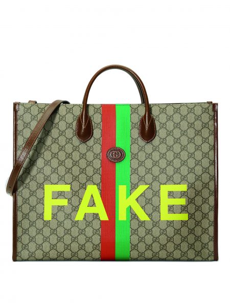  Gucci pokes fun at counterfeiters with “Fake/Not”  collection