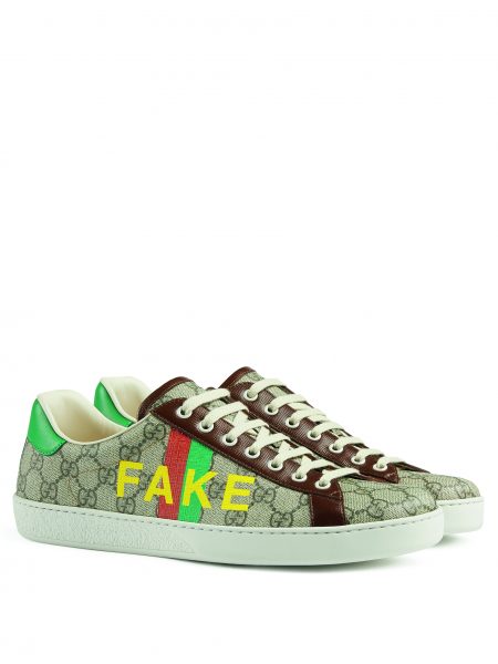 Gucci pokes fun at counterfeit culture with range emblazoned with the words  'Fake' and 'Not