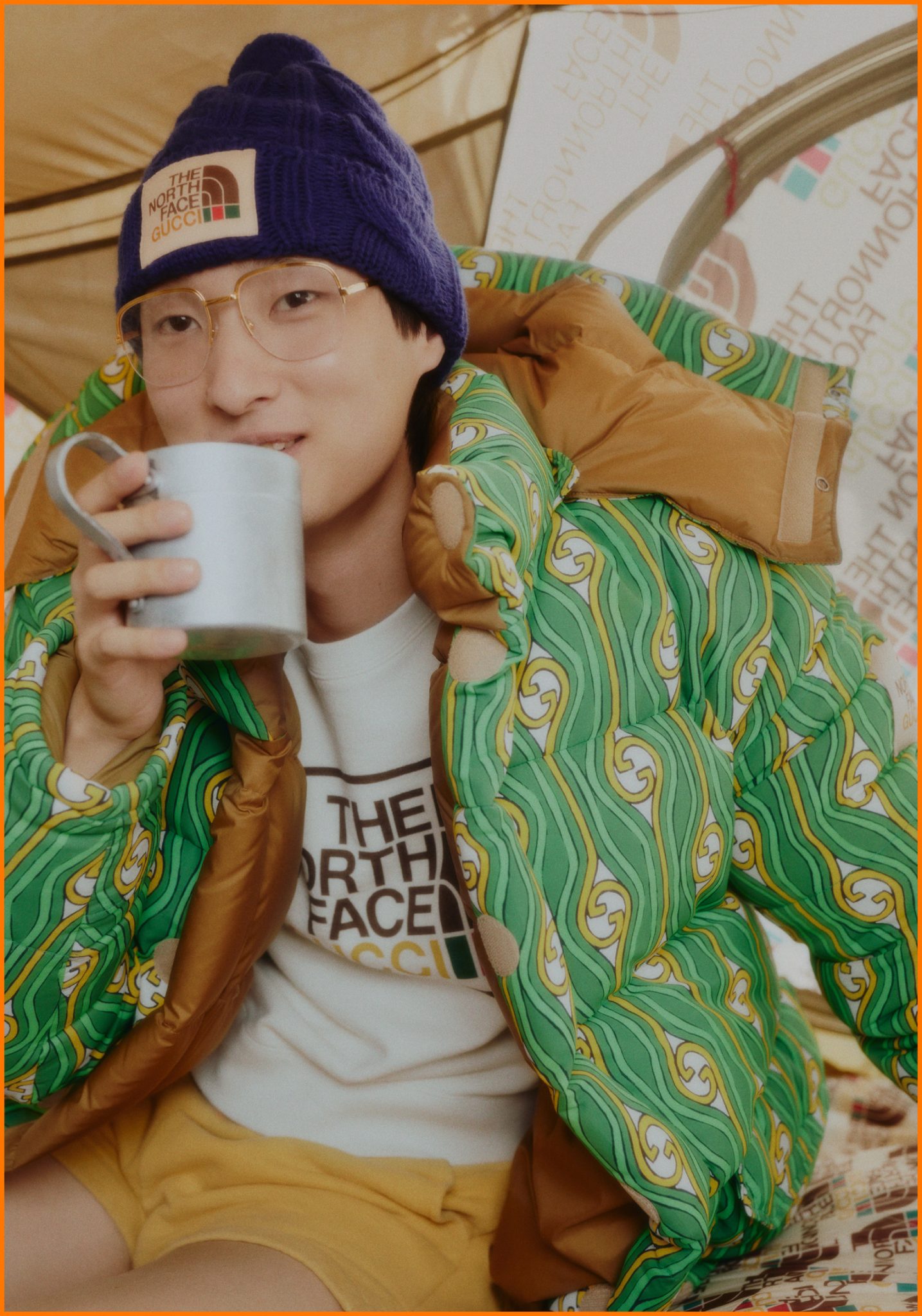 Put on your explorer hat and venture on with The North Face x Gucci collection - Men's Folio 