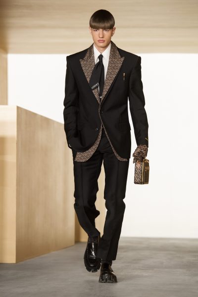 New La Greca monogram bowed at Versace's A/W21 show - Men's Folio