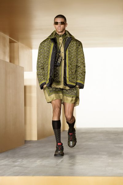 New La Greca monogram bowed at Versace's A/W21 show - Men's Folio Malaysia