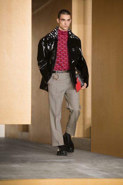 New La Greca monogram bowed at Versace's A/W21 show - Men's Folio Malaysia