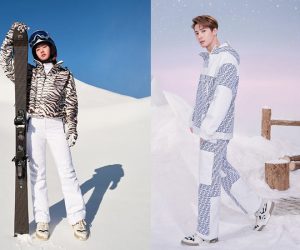 Fendi’s winter capsule campaign with Jackson Wang and Joni