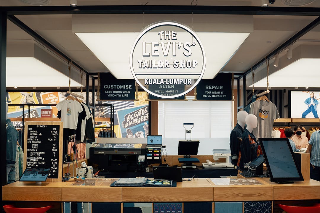 Personalise your Levis at the INDIGO store in Suria KLCC Men s