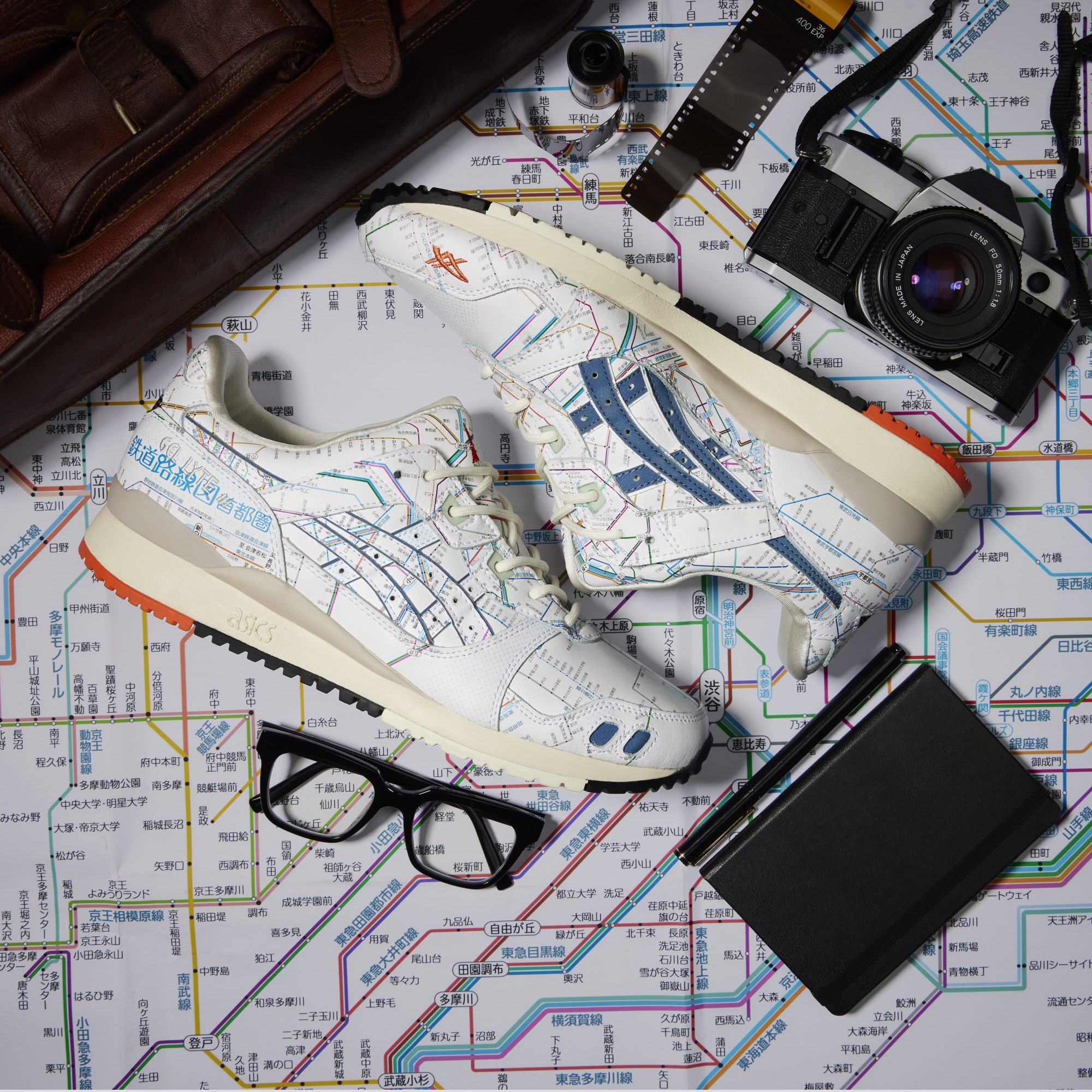 Asics collaborates with Atmos for subway-inspired Gel-Lyte III