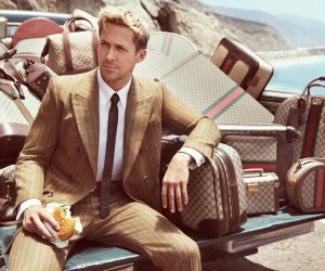 Ryan Gosling transforms into a dapper man in Gucci’s Valigeria campaign
