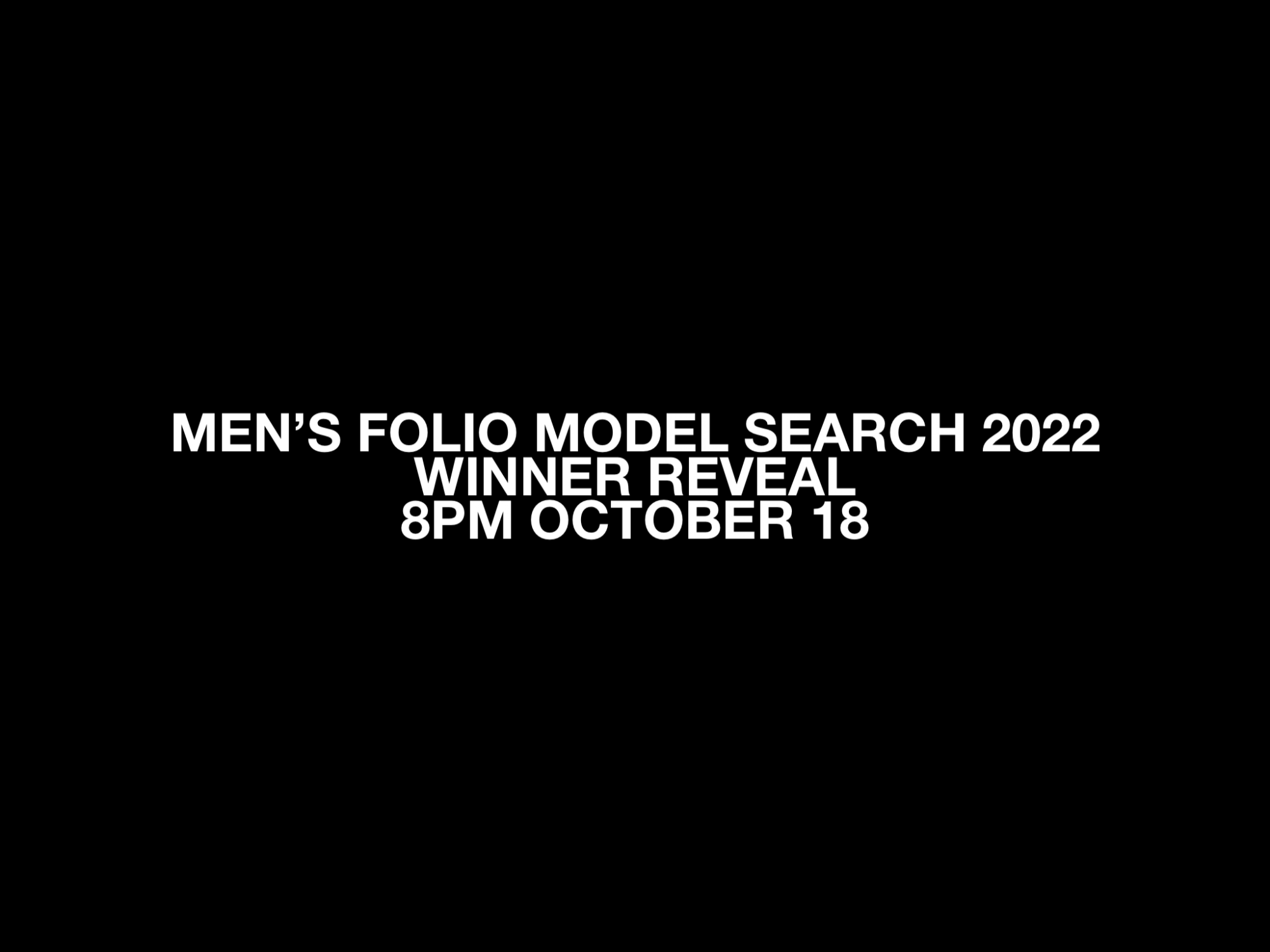 #MFMYModelSearch22 winner reveal! #MFMYModelSearch22 winner reveal!