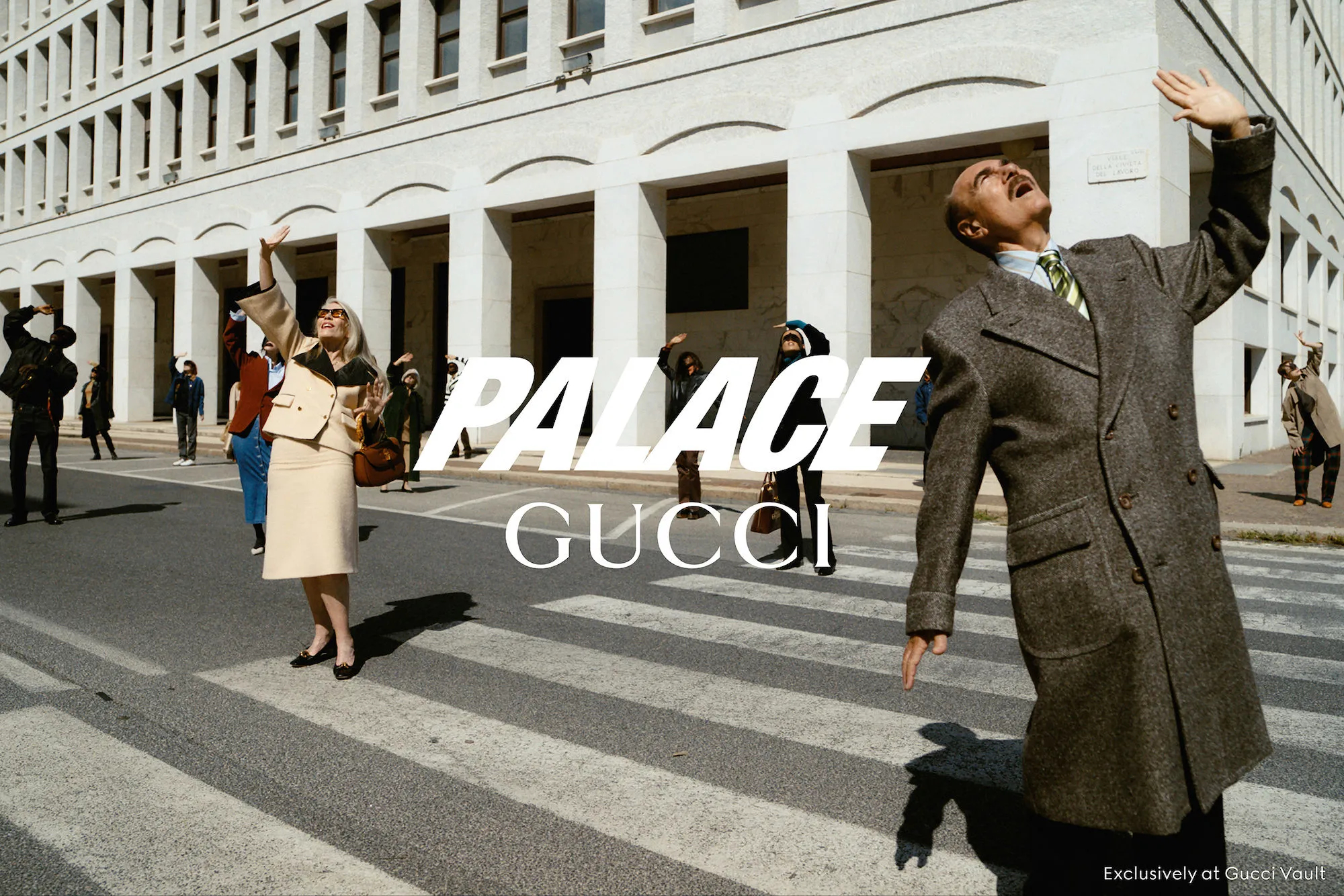 Palace x Gucci GG-P Supreme Card Case Pale BluePalace x Gucci GG-P Supreme  Card Case Pale Blue - OFour