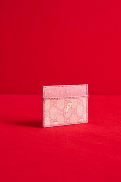 Palace x Gucci GG-P Supreme Card Case Pale Pink