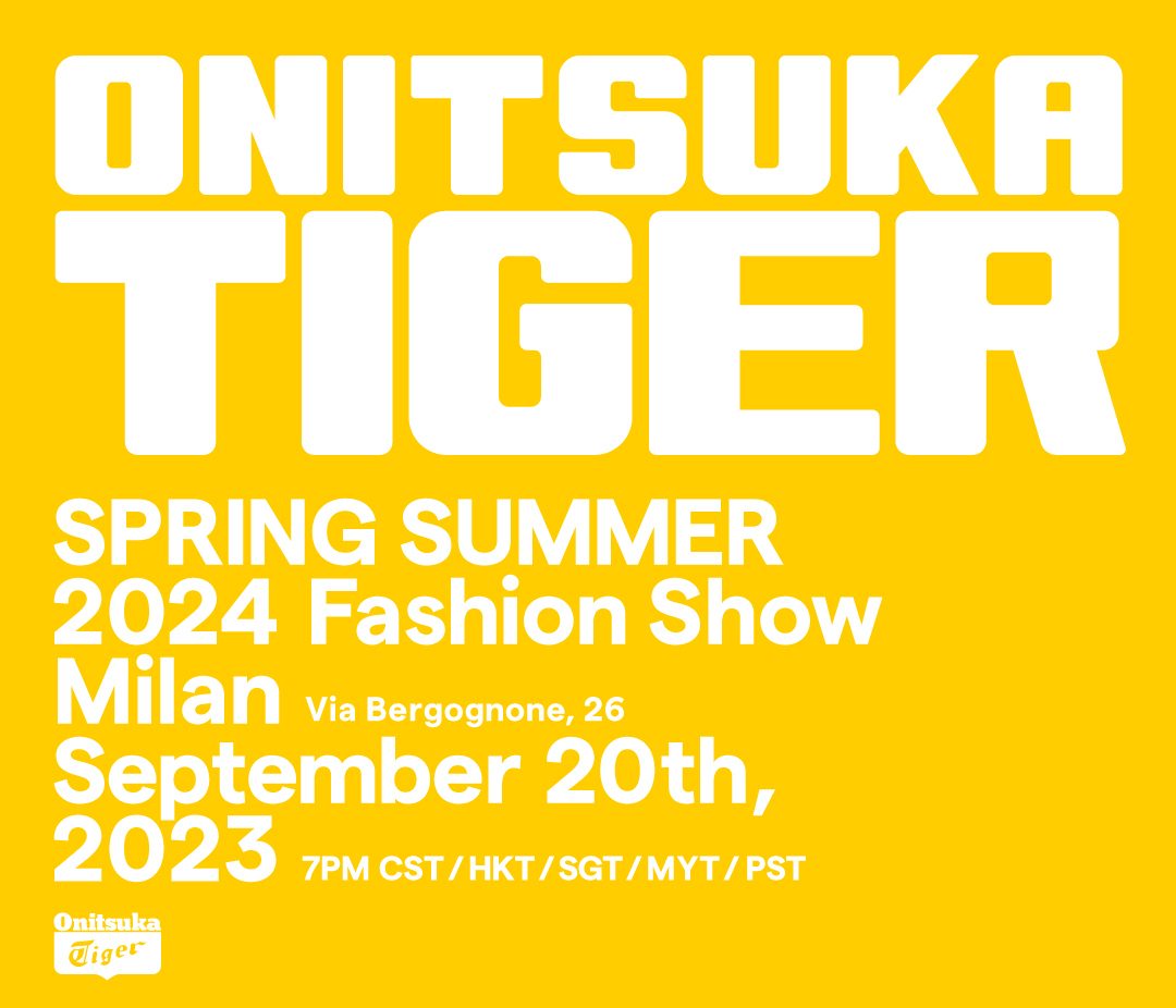 LIVE: Onitsuka Tiger's Spring/Summer 2024 fashion show
