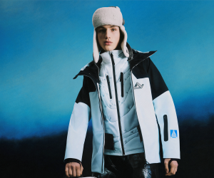 Louis Vuitton’s skiwear collection finds balance on snowy slopes