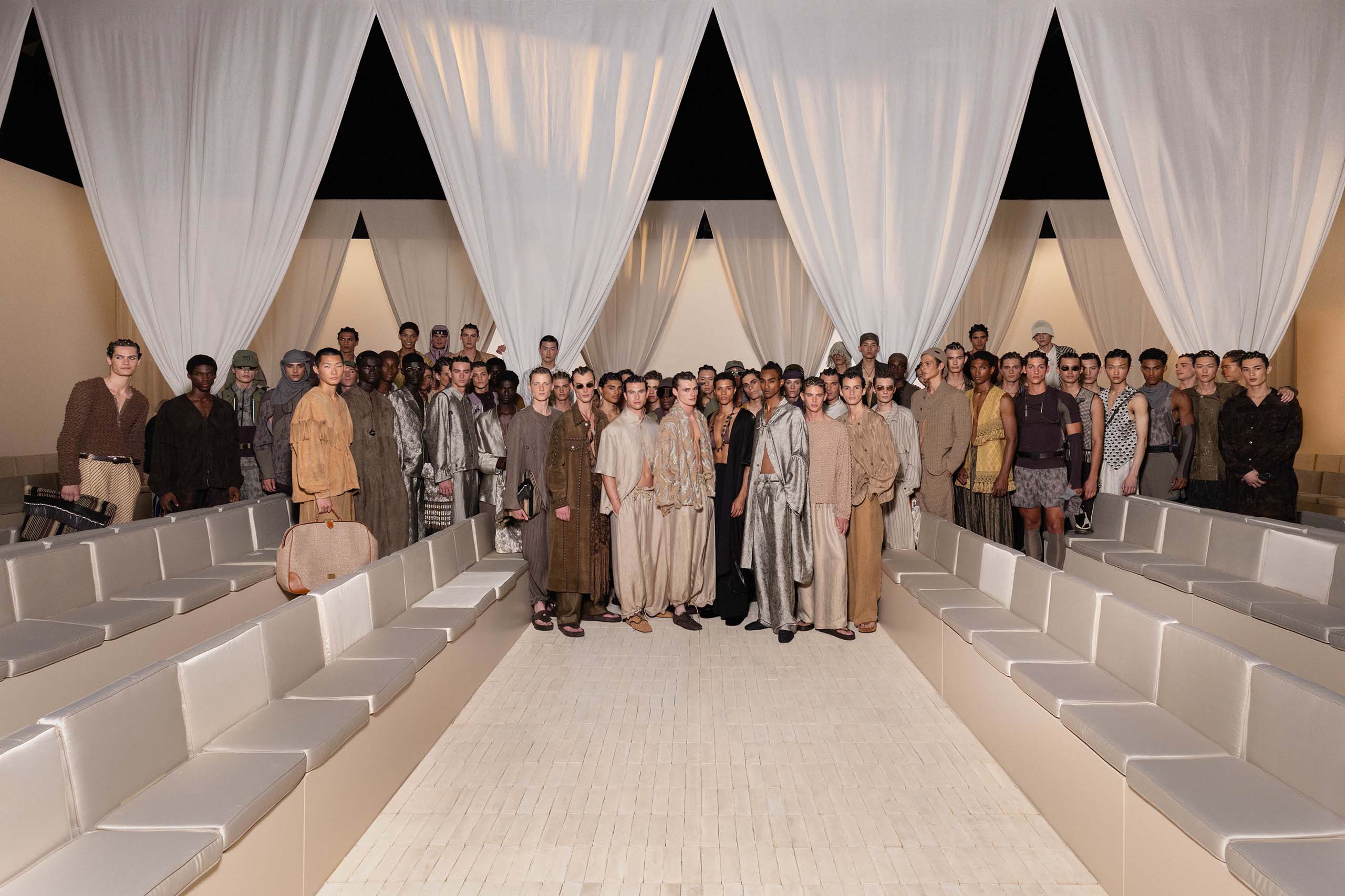 Emporio Armani SS26 Looks To The Past For Their Future - Men's